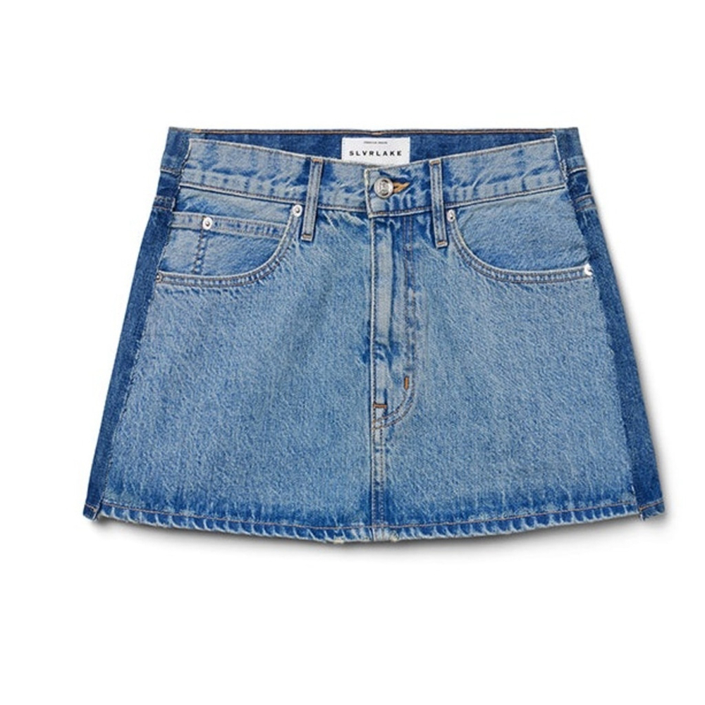 NWT SLVRLAKE 28 ReWorked Mini Skirt Great Divide - Picture 15 of 15